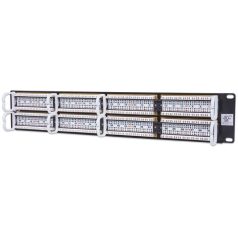   Manhattan Patch panel - CAT6 UTP patch panel, 48 portos, 2U, Fekete