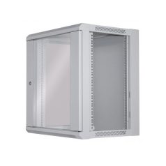   Manhattan Rackszekrény - 19" fali kivitel (12U, 635 (h) x 570 (w) x 450 (d) mm, Flatpack, Szürke)