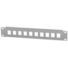   Manhattan Patch panel - Üres patch panel, 10 portos, 10" 1U, Szürke