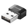   Sandberg Hálózati Wifi Adapter - Micro WiFi USB Dongle (USB; 650Mbps, 2,4GHz/5GHz, Max.: 20m; fekete)