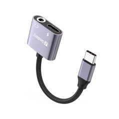 Sandberg Átalakító - USB-C Audio Adapter PD65W