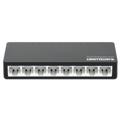   Manhattan Switch - 8 port, 100Mbps, műanyag, IEEE 802.3az, Fekete