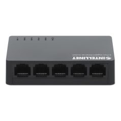   Manhattan Switch - 5 port, 1Gbps, műanyag, IEEE 802.3az, Fekete