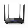   Tenda Router WiFi AC1200 - AC6 (300Mbps 2,4GHz + 867Mbps 5GHz; 4port 100Mbps, MU-MIMO; 4x6dBi)