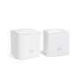   Tenda Mesh WiFi AC1200 - Nova MW5S (2pack; 300Mbps 2,4GHz + 867Mbps 5GHz; 2port 1Gbps; 1port 100Mbps secondary)