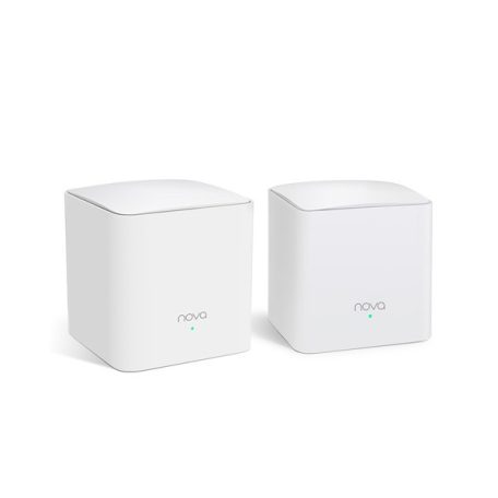 Tenda Mesh WiFi AC1200 - Nova MW5S (2pack; 300Mbps 2,4GHz + 867Mbps 5GHz; 2port 1Gbps; 1port 100Mbps secondary)