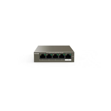 Tenda Switch PoE - TEG1105P-4-63W (5x1Gbps; 4x af/at PoE; 58W)