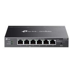   TP-Link Switch Menedzselhető PoE - ES206GP (Omada; 6x 1Gbps; 4x af/at PoE+ port; 65W)