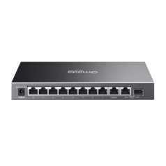   TP-Link Switch Menedzselhető PoE - ES210GP (Omada; 9x 1Gbps; 8x af/at PoE+ port; 1x SFP/RJ45 combo port; 63W)