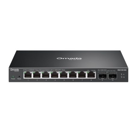 TP-Link Switch Menedzselhető - ES210X-M2 (Omada; 8x 2,5Gbps; 2x 10Gbps SFP+ port)