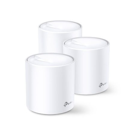 TP-Link Mesh WiFi AX1800 Deco X20 (3 pack; 574Mbps 2,4GHz + 1204Mbps 5GHz; WPA3)