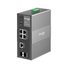   TP-Link Switch Industrial PoE - IES206GPP (4x 1Gbps bt/at/af PoE port; 1x Combo + 1x SFP port; 120W; DC 12-57V; DIN-sín)