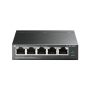   TP-Link Switch  PoE - TL-SG1005LP (5 port 1Gbps; 5/4 af PoE port; 40W)