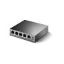   TP-Link Switch  PoE - TL-SG1005P (5 port 1Gbps; 5/4 af PoE port; 56W)