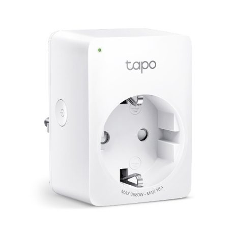 TP-Link Okos Dugalj - Tapo P110 (230V-10A; 2,4GHz WiFi; Távoli hozzáférés; Ütemezés; Távoli mód; Energia figyelés)