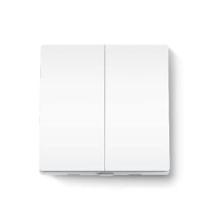   TP-Link Okos kapcsoló - Tapo S220 (Dupla kapcsoló; 250 V~ 50/60Hz 4A; 868 MHz; Hub szükséges)