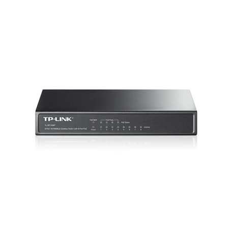 TP-Link Switch  PoE - TL-SF1008P (8port 100Mbps; 8/4 af PoE port, 57W)