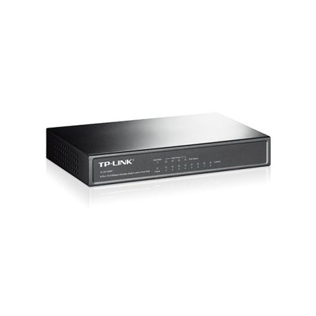 TP-Link Switch  PoE - TL-SF1008P (8port 100Mbps; 8/4 af PoE port, 57W)