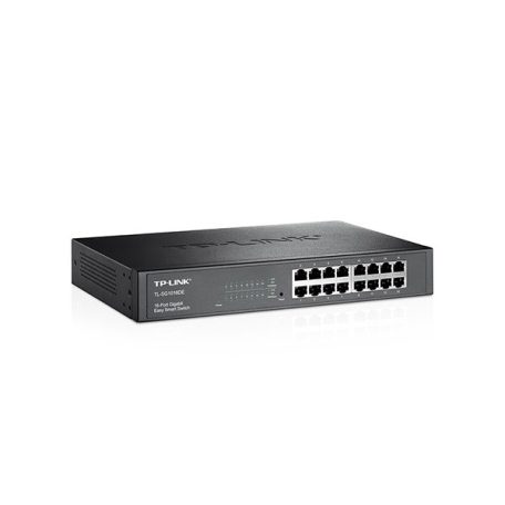 TP-Link Switch Easy Smart - TL-SG1016DE JetStream (16 port, 1000Mbps; fém ház, rackbe szerelhető)