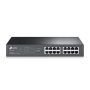   TP-Link Switch Easy Smart PoE - TL-SG1016PE JetStream™ (16 port 1Gbps; 8 af/at PoE port; 110W; fém, rackbe szerelhető