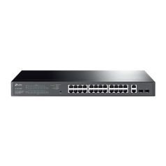   TP-Link Switch Easy Smart PoE - TL-SG1428PE JetStream (26 port 1Gbps; 24x af/at PoE+ port; 2x SFP port; 250W)