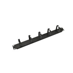   Walisec rackszekrény Kiegészítő - CM-02 (Kábel rendező panel, Gyűrű panel, 1U(19"), fekete)