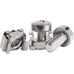   Walisec rackszekrény kiegészítő - SSM616-N-20 (Rack csavar készlet (kosaras anya + csavar), M6) 20db/csomag