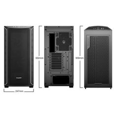   Be Quiet! Számítógépház - Shadow Base 800 DX Black (ATX, edzett üveg oldallap, fekete)