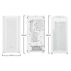   Be Quiet! Számítógépház - Shadow Base 800 FX White (ATX, edzett üveg oldallap, fehér)