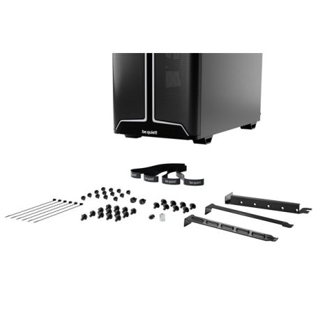 Be Quiet! Számítógépház - Pure Base 501 DX Black (ATX, edzett üveg oldallap, fekete)