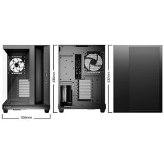   Be Quiet! Számítógépház - LIGHT BASE 500 LX Black (ATX, edzett üveg oldallap, fekete)