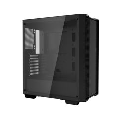   DeepCool Számítógépház - CC560 V2 Limited (fekete, ablakos, venti nélkül,  ATX, 1xUSB3.0, 1xUSB2.0)