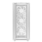 DeepCool Számítógépház - CC560 MESH WH V2 (ablakos, 4x12cm A-RGB ventilátor, ATX, 2xUSB3.0, fehér)