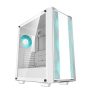   DeepCool Számítógépház - CC560 WHITE V2 (fehér, ablakos, 4x12cm venti, Mini-ITX / Micro-ATX / ATX, 1xUSB3.0, 1xUSB2.0)