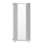 DeepCool Számítógépház - CC560 WHITE V2 (fehér, ablakos, 4x12cm LED venti, ATX, 1xUSB3.0, 1xUSB2.0, fehér)