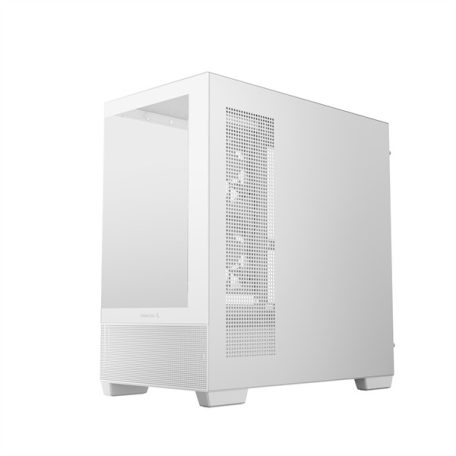 DeepCool Számítógépház - CG380 3F WH (fehér, ablakos, 3x12cm A-RGB, BTF, mATX, 2xUSB3.0, 1xUSB2.0)