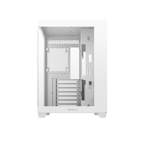 DeepCool Számítógépház - CG530 WH (fehér, ablakos, venti nélkül, BTF, ATX, 2xUSB3.0, 1xUSB2.0)