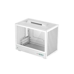   DeepCool Számítógépház - CH160 WH (fekete, Mini-ITX, 2xUSB3.0, Type-C, fehér)