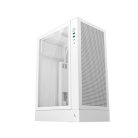 DeepCool Számítógépház - CH170 PLUS WH (Micro-ATX/Mini-ITX, 2xUSB3.0, Type-C, fehér)