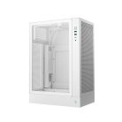 DeepCool Számítógépház - CH170 PLUS WH (Micro-ATX/Mini-ITX, 2xUSB3.0, Type-C, fehér)