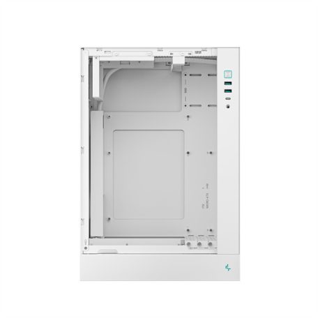 DeepCool Számítógépház - CH170 PLUS WH (Micro-ATX/Mini-ITX, 2xUSB3.0, Type-C, fehér)