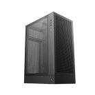 DeepCool Számítógépház - CH170 PLUS (Micro-ATX/Mini-ITX, 2xUSB3.0, Type-C, fekete)
