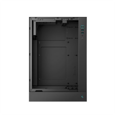 DeepCool Számítógépház - CH170 PLUS (Micro-ATX/Mini-ITX, 2xUSB3.0, Type-C, fekete)