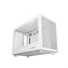 DeepCool Számítógépház - CH260 WH (fekete, Mini-ITX/Micro ATX (BTF), 2xUSB3.0, Type-C, fehér)