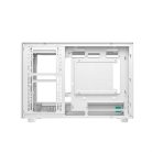 DeepCool Számítógépház - CH260 WH (fekete, Mini-ITX/Micro ATX (BTF), 2xUSB3.0, Type-C, fehér)
