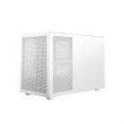 DeepCool Számítógépház - CH260 WH (fekete, Mini-ITX/Micro ATX (BTF), 2xUSB3.0, Type-C, fehér)
