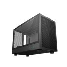 DeepCool Számítógépház - CH260 (fekete, Mini-ITX/Micro ATX (BTF), 2xUSB3.0, Type-C, fekete)
