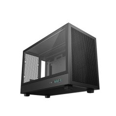   DeepCool Számítógépház - CH260 (fekete, Mini-ITX/Micro ATX (BTF), 2xUSB3.0, Type-C, fekete)