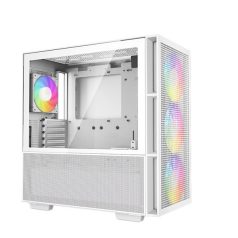   DeepCool Számítógépház - CH560 WH (fehér, 3x14cm + 1x12  A-RGB ventilllátor, E-ATX, 2xUSB3.0)