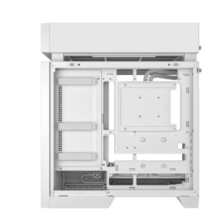 DeepCool Számítógépház - CL6600 WH (fehér, 1x360cm AIO vízhűtés,  2x120mm A-RGB, ATX, 2xUSB3.0, 1xUSB-C)
